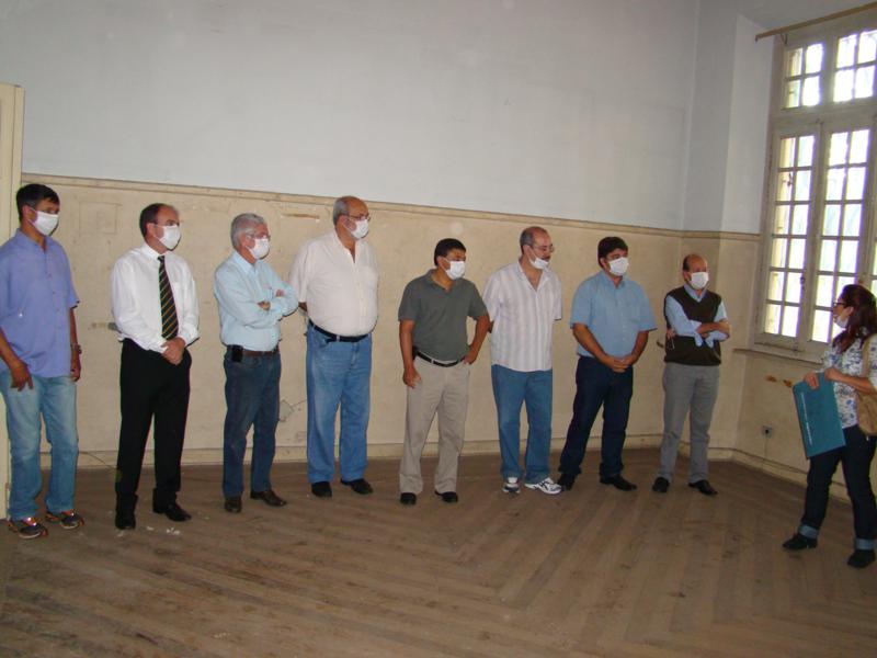 Vereadores visitam futuras instalações da Pinacoteca